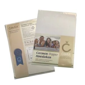 Carmen Jersey topper hoeslaken 1 persoons