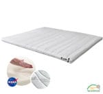 Topdekmatras/Topper NASA-Aloa Vera hoes/tijk totale dikte 6cm