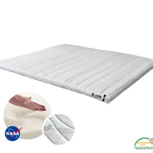 Topdekmatras/Topper NASA-Aloa Vera hoes/tijk totale dikte 6cm