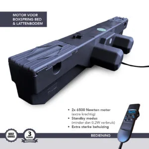Motor boxspring/lattenbodem,extra zware kwaliteit bedraad