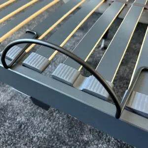 Matras-stopper, zijkant lattenbodem