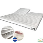 Topper  NASA traagschuim deluxe split BAMBOO