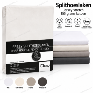 TOPPER Split jersey hoeslaken,zware kwaliteit