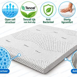 Crown topper Tencell met anti-slip Hybride LLQ