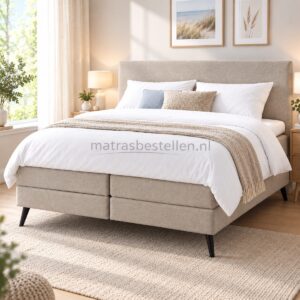 Boxspringset Verona vast – incl topper koudschuim