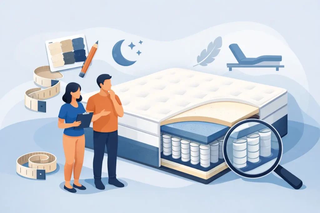 Matras op maat laten maken: waar let je op?