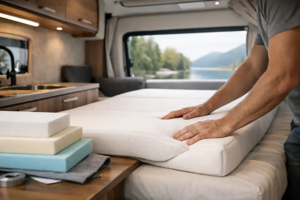 Matras camper op maat kiezen zonder gedoe