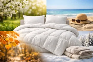 Welk dekbed past bij welk seizoen?