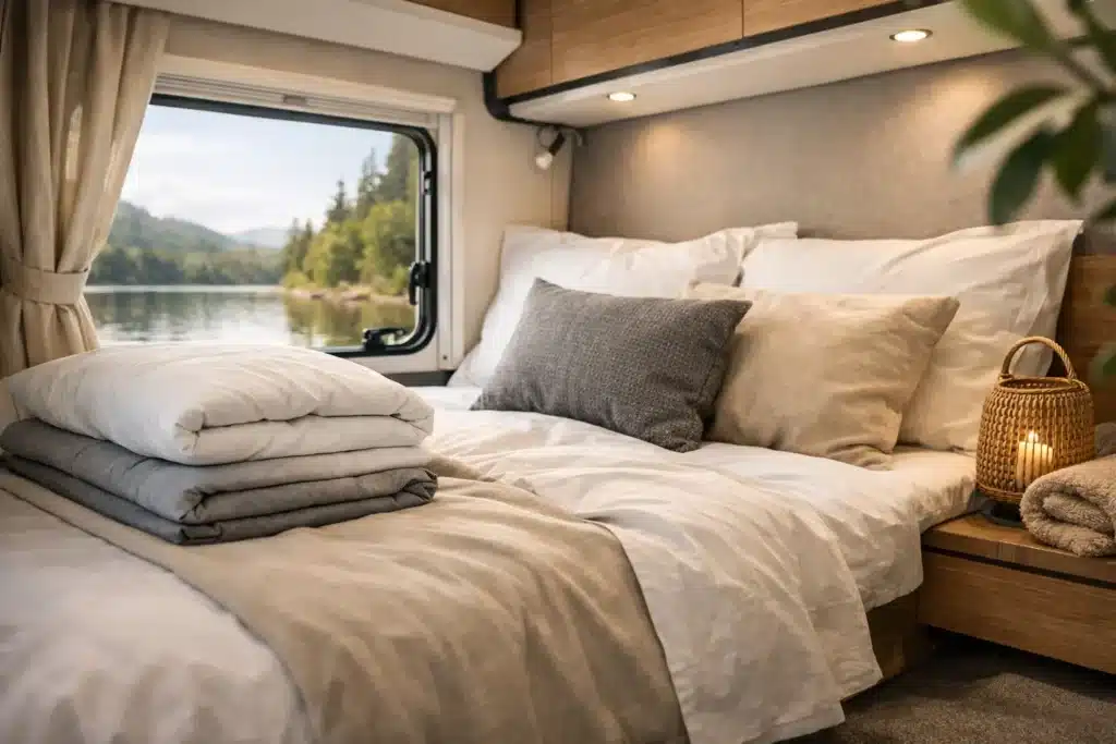 Bedtextiel voor camper kopen zonder miskoop