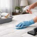 Hoe matras schoonmaken zonder de kern te nat te maken