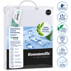 Waterdichte molton matrashoes,Tencell luxe
