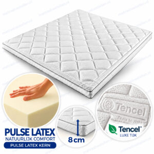 Pulse Latex Topper 8 cm – Luxe TENCEL® Tijk